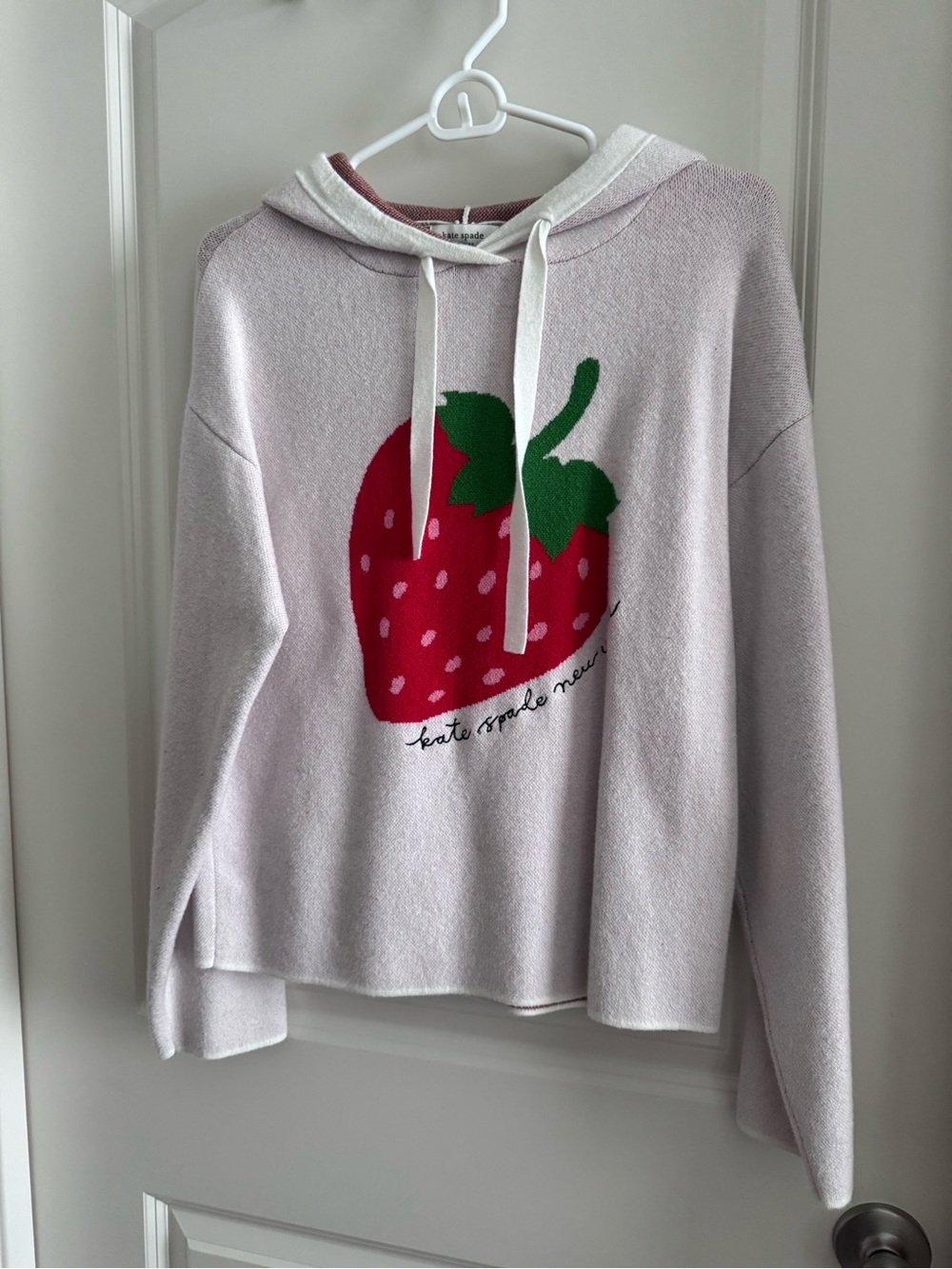 kate spade x Target Hooded Sweater with Strawberry Graphic
